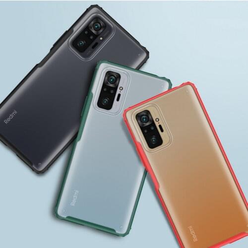 Matte Case for Xiaomi Redmi Note 10 Pro case Redmi K40 Transparent Phone back Cover for Redmi Note 9T Redmi 9T 9 Power Fundas