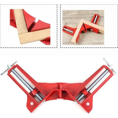 Multifunction 4inch 90 Degree Right Angle Clip Picture Frame Corner Clamp 100mm Mitre Clamps Corner Holder Woodworking Hand Tool