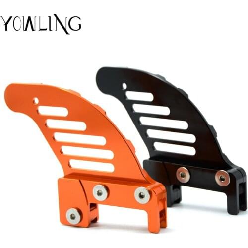 Motorcycle CNC Aluminum Orange Autobike Rear Brake Disc Guard Potector For 400 XCW 2007-2014 400 EXC 2004 2005 2006