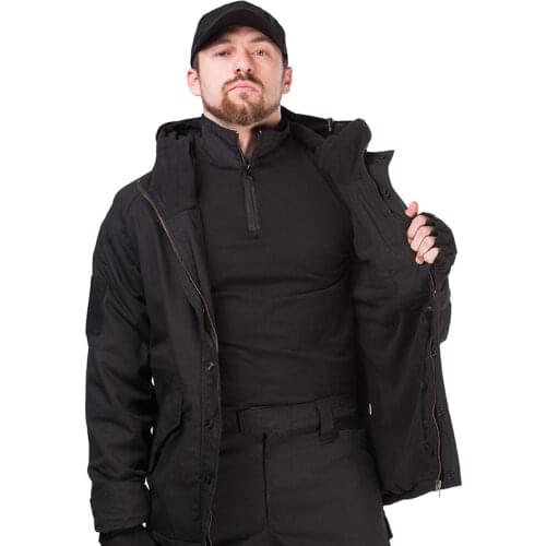 Men Winter Thick Warm Coat Fur Windbreaker Jacket Autumn Winter Warm Men Camouflage Print Pocket Jacket Zipper Long Sleeve Coat