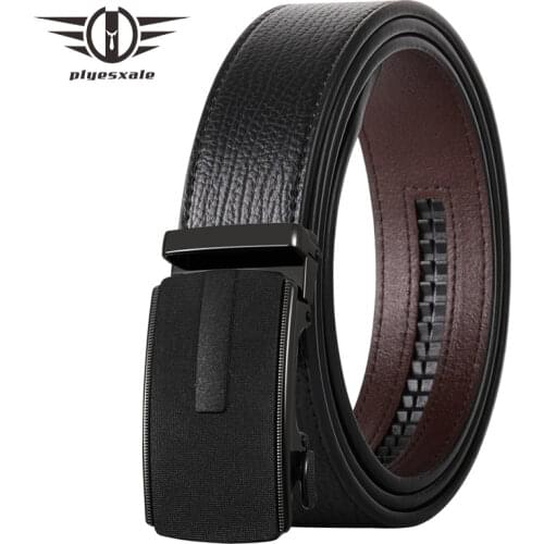2021 Men Automatic Buckle Belt Male Genuine Leather Famous Brand Luxury Design Belts for Men Top Quality Jeans Waist Belts B559