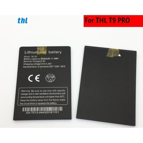 Original Mobile phone battery for THL T9 Pro BL-09 3000mAh