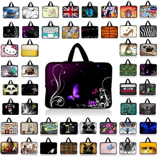 Pug Laptop Computer Bag Notebook PC Smart Cover For ipad MacBook Sleeve Case 7 10 12 13 14 15 17 inch For ASUS Dell HP Acer #S