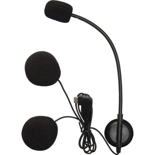 Type-C USB Microphone Headset for BT-S2 BT-S3 Motorcycle Intercom Interphone
