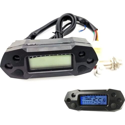 Universal motorcycle speedometer digital odemeter electric injection carburetor meter