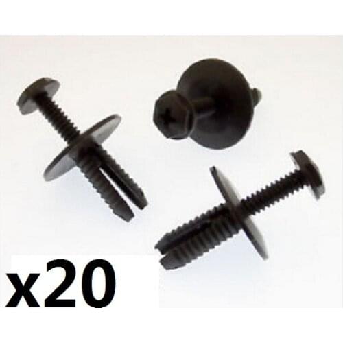 X20 For BMW Universel Porte Garniture Panneau Clip Attaches Auto Pare-chocs Rivet Retenue Push Capot Moteur Aile Fixation Clip
