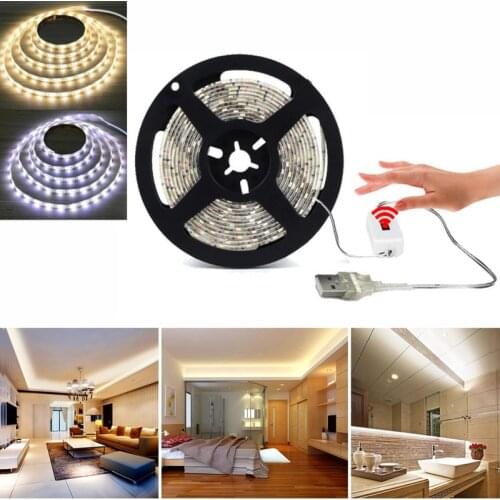 USB LED Light Bar 5V Hand Scan Light Bar Waterproof Smart Infrared Sensor Hand Scan Sensor Light Car LED Light Kitchen Light