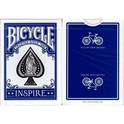 Bicycle Blue Inspire Playing Cards Marked Deck USPCC Collectable Poker Magic Card Games Magic Tricks Props for Magician