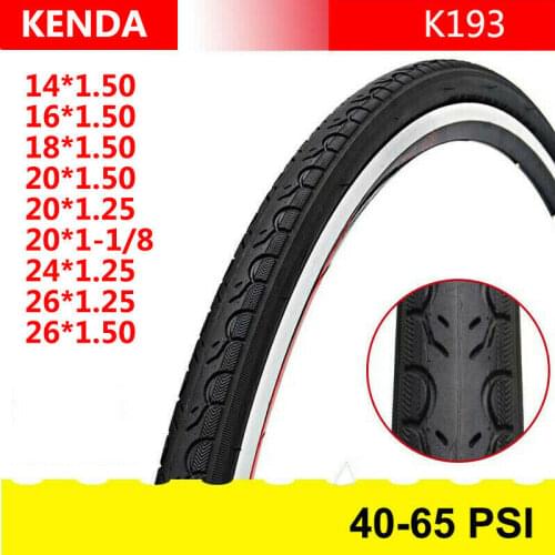 KENDA 65PSI Bicycle Tires MTB Bike Ultralight Tire 14/16/18/20/24/26*1.25/1.5 BMX Folding Road Bicycle Tyre Cycling Accessories