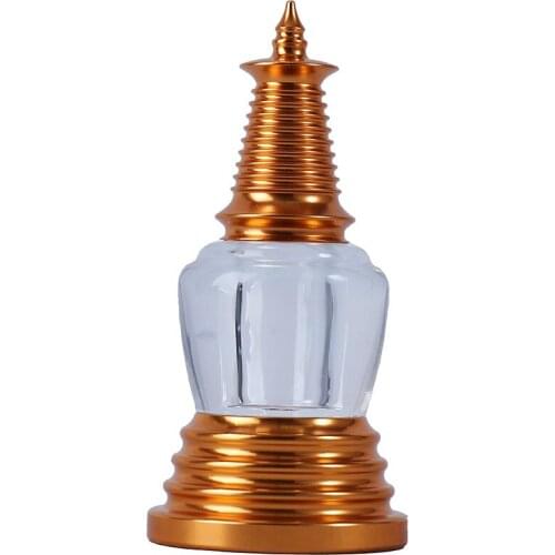 Wutai Mountain Great White Pagoda Shakyamuni Buddha True Bodhi Double-Layer Crystal Kardang Golden