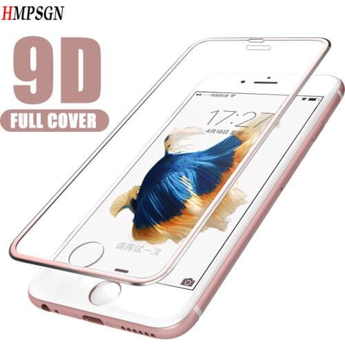 9D Aluminum Alloy Tempered Glass For iPhone 6 6S 8 7 Plus Full Screen Protector On The For iPhone 11 Pro X XS MAX XR 5 SE 5S