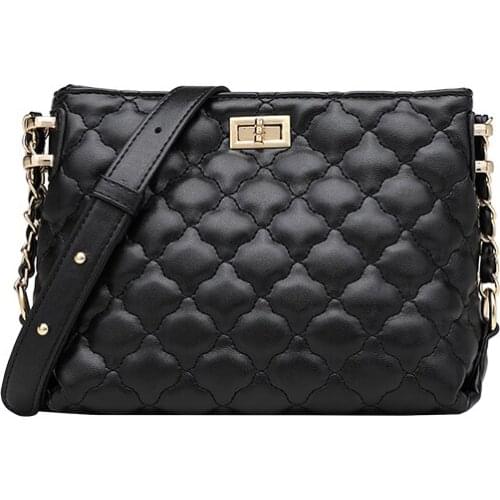 High capacity Lingge Shoulder Bags For Women 2020 Chain Crossbody Bag Female Design Handbags Lady Messenger Bags