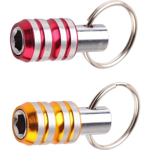 1/4inch Hex Shank Screwdriver Bits Holder Extension Bar Drill Screw Adapter Quick Release Keychain Easy Change Hand Tools