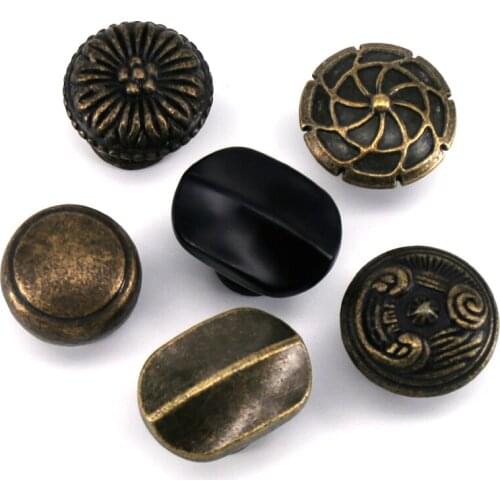 1PCS Vintage Furniture Hardware accessory Antique Furniture Knobs and Pulls Kitchen Cabinets Handle