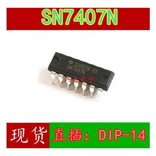 10pcs SN7407N DM7407N DIP14