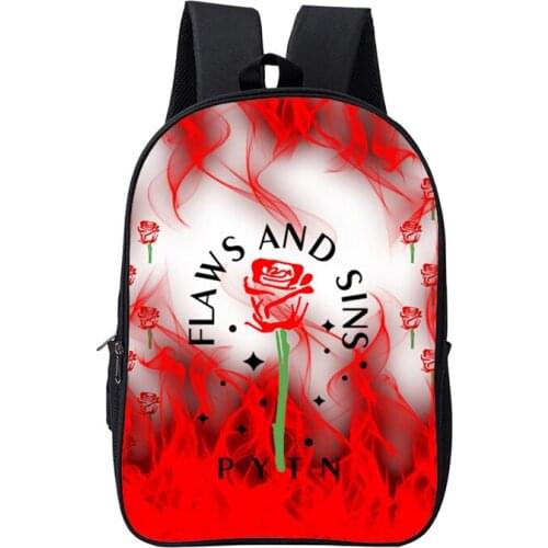 16 Inch 3D Print Payton Moormeier Bag Women Double Layer PYTN Printed Net Red Hot School Bags Back Pack Harajuku Bookbag