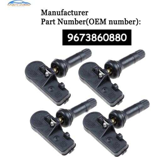 4 PCS Car 9673860880 5430W0 5430.W0 For P eugeot 307 T5 308 T7 3008 T84 5008 W24 RCZ T75 TPMS Tyre Tire Pressure Sensor 433MHz