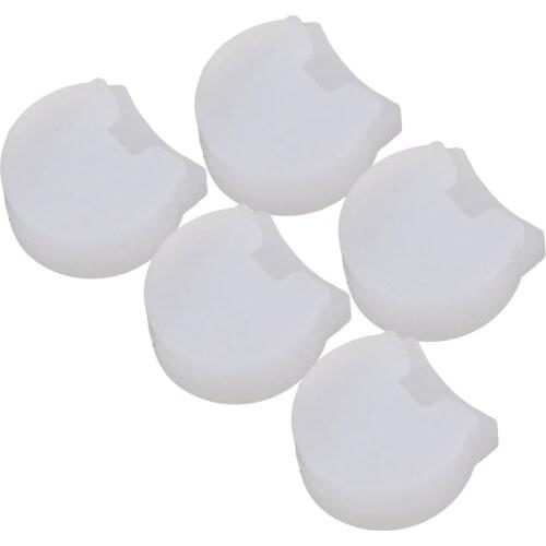 5 Pieces Rubber Clarinet Oboe Thumb Rest Cushion Protector Wind Instrument Parts