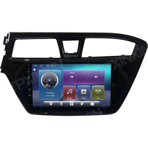 6+128G For Hyundai i20 2014 2015 2016 2017 2018 Android10.0 Car Tape Recorder Multimedia video Player GPS Navigation HD Screen