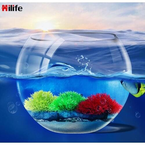 Aquarium Water Grass Water Weeds Fish Tank Decoration Ornament Underwater Landscape Artificial Aquatic Plastic Plant 1pcs