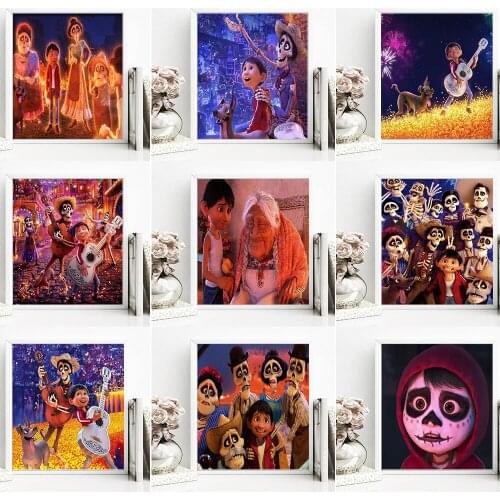 Diamond Painting Disney Cartoon Character Traveling Around Diamond Embroidery Cosaic Handmade Gift Art