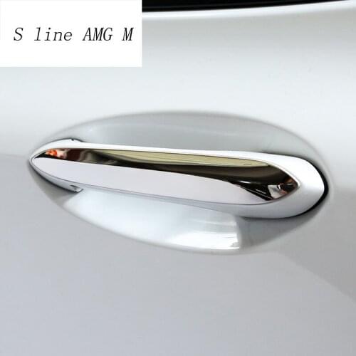 Car Styling Outer Door Bowl And Handle Protective Stickers Covers decoration Trim for BMW X3 F25 G01 2013-2018 Auto Accessories