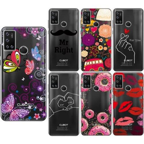 For CUBOT C20 covers Silicone Ultra Thin Clear Soft TPU Phone Case For Cubot C20 Transparent Funda Coque