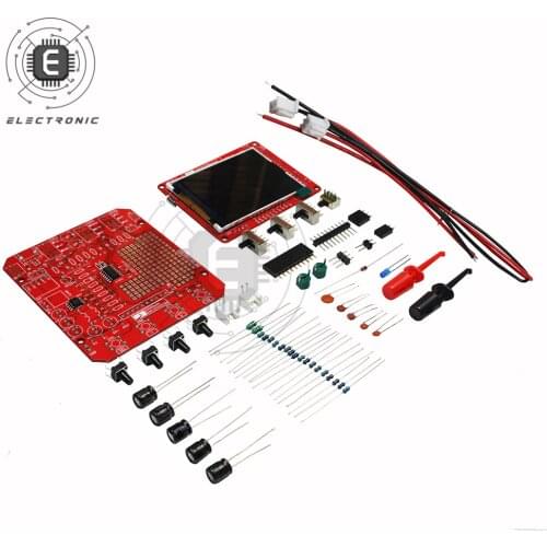 DSO138 Mini Digital Oscilloscope DIY Kit Pre-soldered Electronic Learning Set 1MSa/s Transparent Case