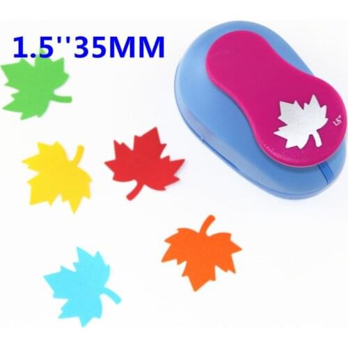 Freeship leaf craft scrapbooking punches craft punch perfurador paper cutter furadores de papel para scrapbook 38mm/1.5'' R346