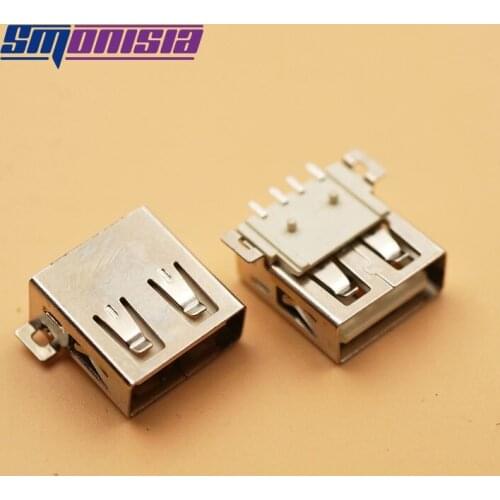 1000pcs 4P USB Female Socket Connector SMD Environmentally Friendly Materials 4P USB patch