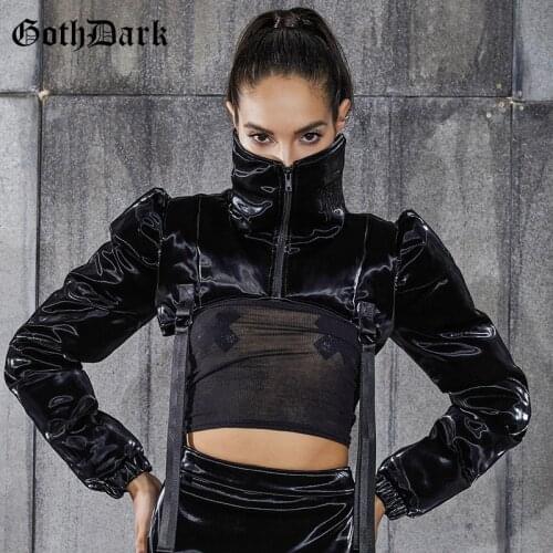 Женские парки Goth Dark China At AliExpress