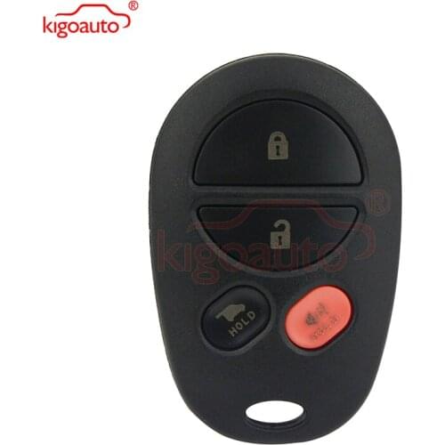 Kigoauto for Toyota Highlander Sequoia Sienna GQ43VT20T Remote fob 4 button 315Mhz