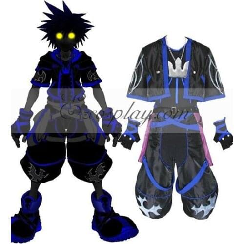 Kingdom Hearts 2 Anti Sora Cosplay Costume EKH0013 E001