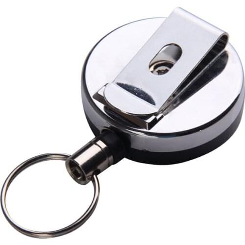 Mini Outdoor Safety Buckle Retractable Rope Keychain Anti-Lost Keychain Dropshipping LC