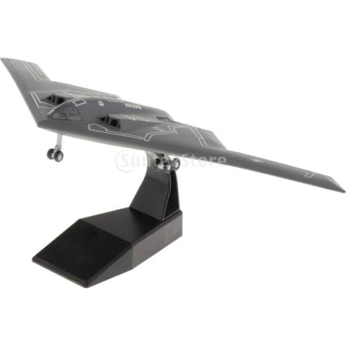 1:200 Scale B-2 Fighter Model - Diecast Air-interception Aircraft Plane Replica - Mini Decorative Toy
