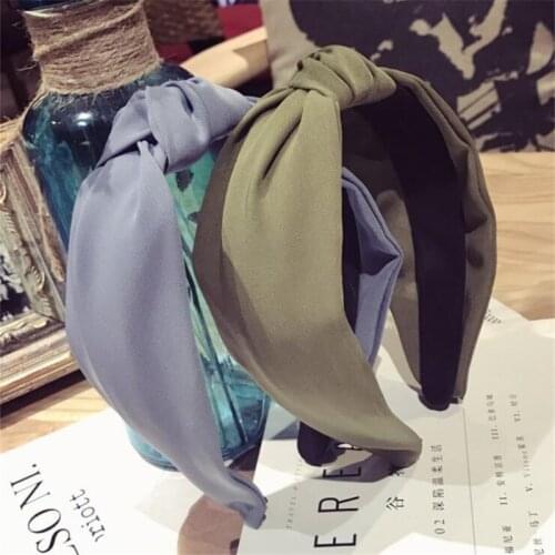 Korean Boutique Hairband Fashion Knot Headband Women Girls Hair Head Hoop Band Accessories For Women Scrunchy Headdress Hairband