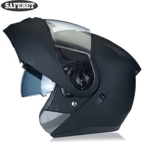 Modular Motorcycle Helmet Flip Capacete da Motocicleta Cascos Moto Casque Kask Helmet Double Sun Visor Mens Racing Helmet