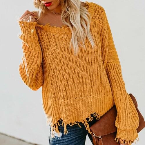 Autumn Knitted Cotton Casual Women Sweaters And Pullovers Long Sleeve Backless Sexy Crop Top Loose Sweater Women