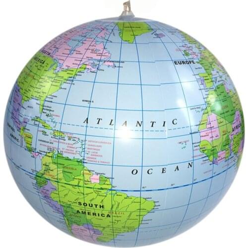 Floating World Globe Map Ball PVC Inflatable Swimming Pool Toy Kids Educational Toy Children Safety Float Swimming Pool Water