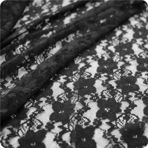 Little plum blossom stretch lace fabric DIY wedding craft cloth shawl render unlined upper dress shirt apparel fabrics