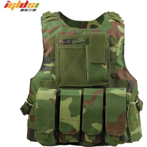 Unloading Airsoft Tactical Molle Vest Protection Plates colete USMC Soldier Combat Vest Army Military Camouflage Carrier