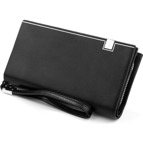 Clutch Bag Mens Long Hand Bag Large Capacity Multifunctional Zipper Clutch Mobile Phone Bag