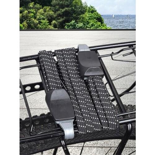 Bicycle shelf tie 3 pieces in one trolleys rope elastic band tie rope mountain bike rear baggage strap cycle Luggage Fixed Rope