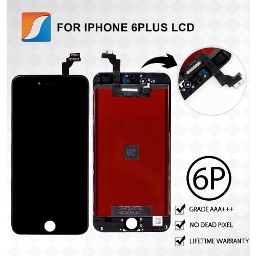 AAA+++ 20PCS/LOT For iPhone 6 Plus LCD 5.5 Inch With Touch Screen Assembly Replacement Guarantee Display Free Shipping