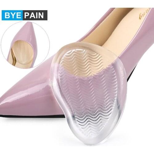 1Pair Ball of Foot Cushions Metatarsal Pads, Soft Gel Insoles Support Forefoot Cushioning, Pain Relief Mortons Neuroma Foot Pad