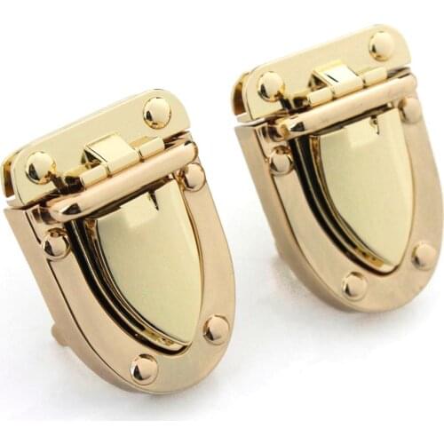 1pcs Metal Push Lock Fashion Durable Push Locks Closure Parts for DIY Handbag Shoulder Bag Purse Hardware Accessories