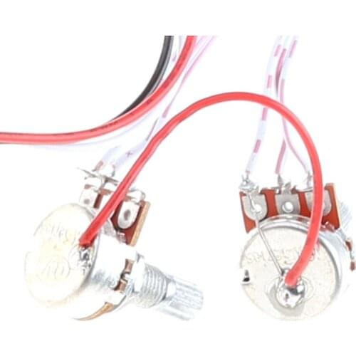 2 Band Active Bass Guitar EQ Equalizer Preamp Circuit Pickup Black