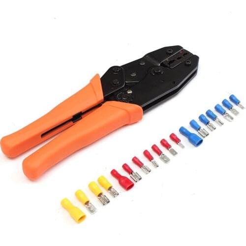 900Pcs Assorted Crimp Terminals Insulated Male/Female Spade Wire Terminals Butt Connectors Kit +1pc Electrical Crimping Plier
