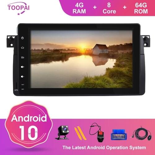 TOOPAI Android 10.0 For BMW E46 M3 Rover 3 1998-2005 GPS Navigation Car Multimedia Player SWC Auto Radio Stereo HD IPS DSP New