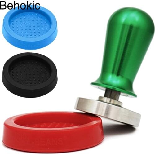 Behokic 60mm 2.36 inch Espresso Tamper Mat Silicone Tamping Stand for Coffee Coffe Tamper Seat Barista Tools for Coffee Press